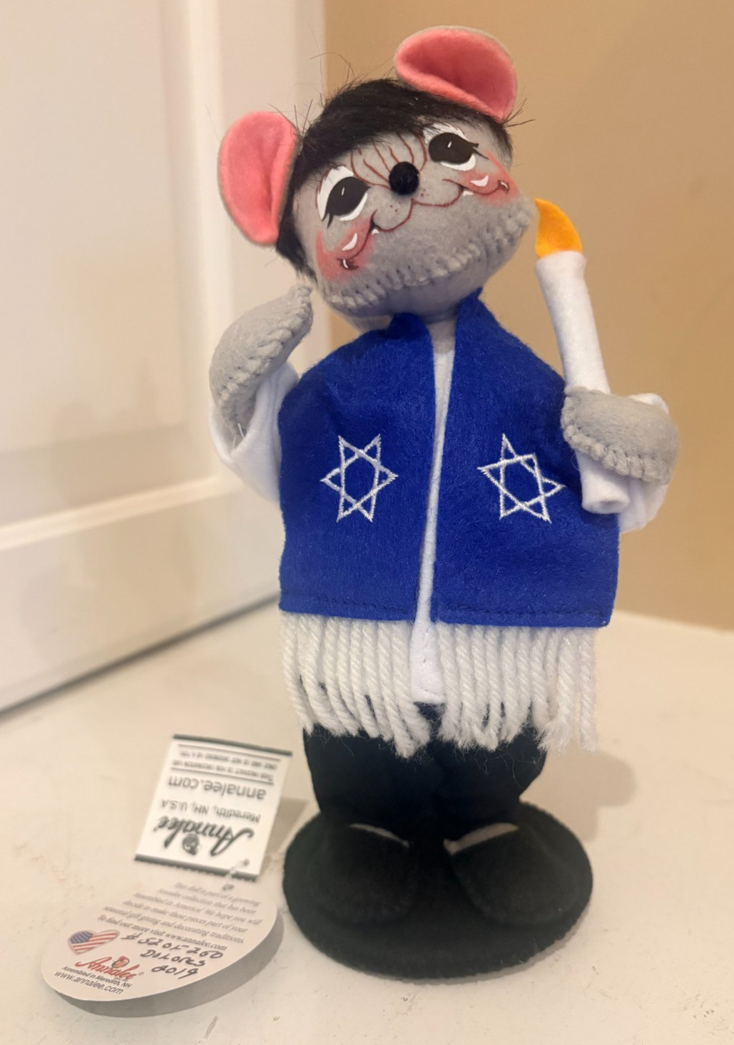 Annalee 6in Festival of Lights Mouse Signed #52 of 250 with Tags