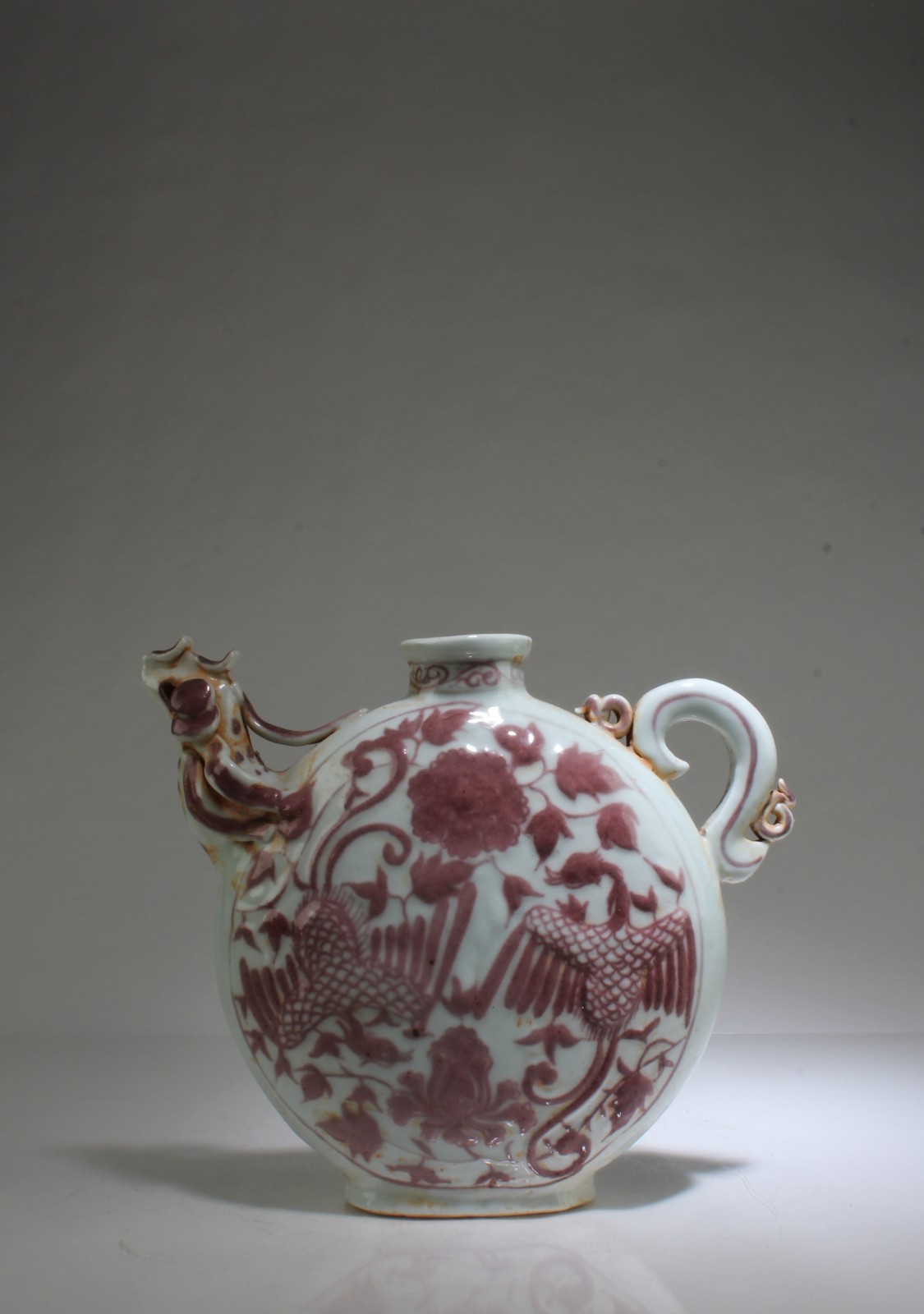 A Porcelain MoonFlask Ewer A Porcelain MoonFlask Ewer