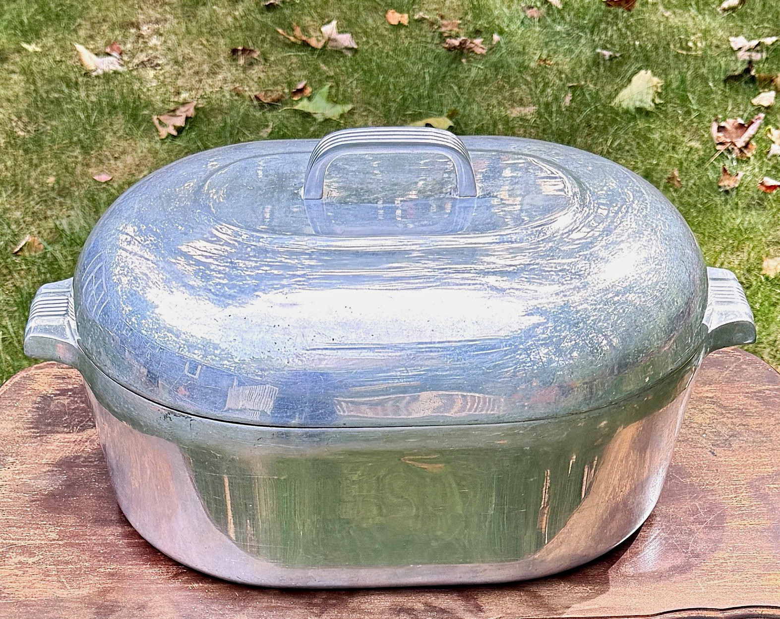 Vintage Wagner Ware Sidney 4267 P 13 Qt Roaster.