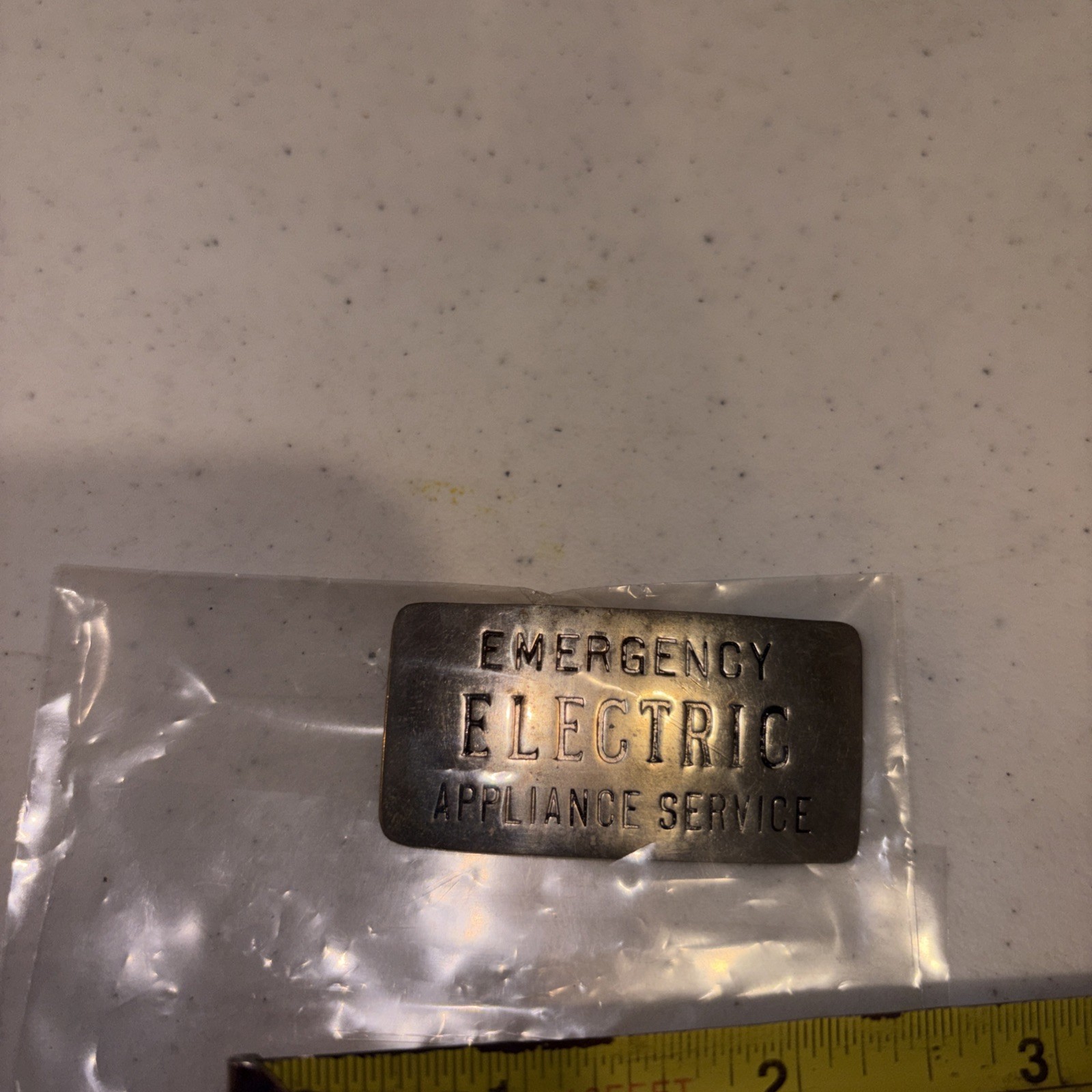 Vintage Employee Badge APPLIANCE GUARANTEED SERVICE NOS 2