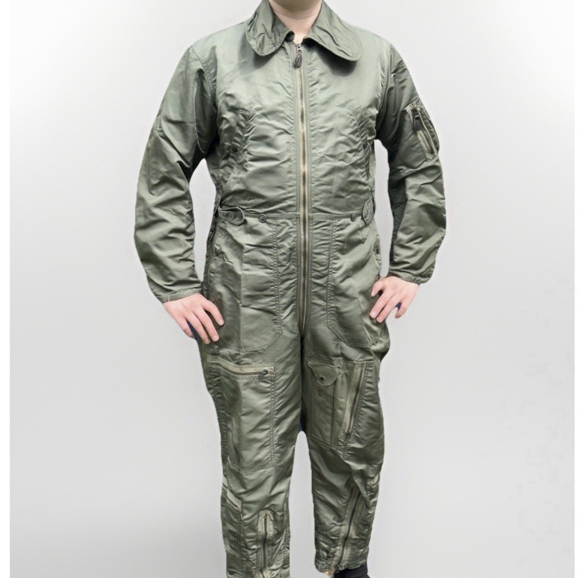1960s USAF CWU-1/P AirForce Medium Short Military Flight Suit Flying Coveralls