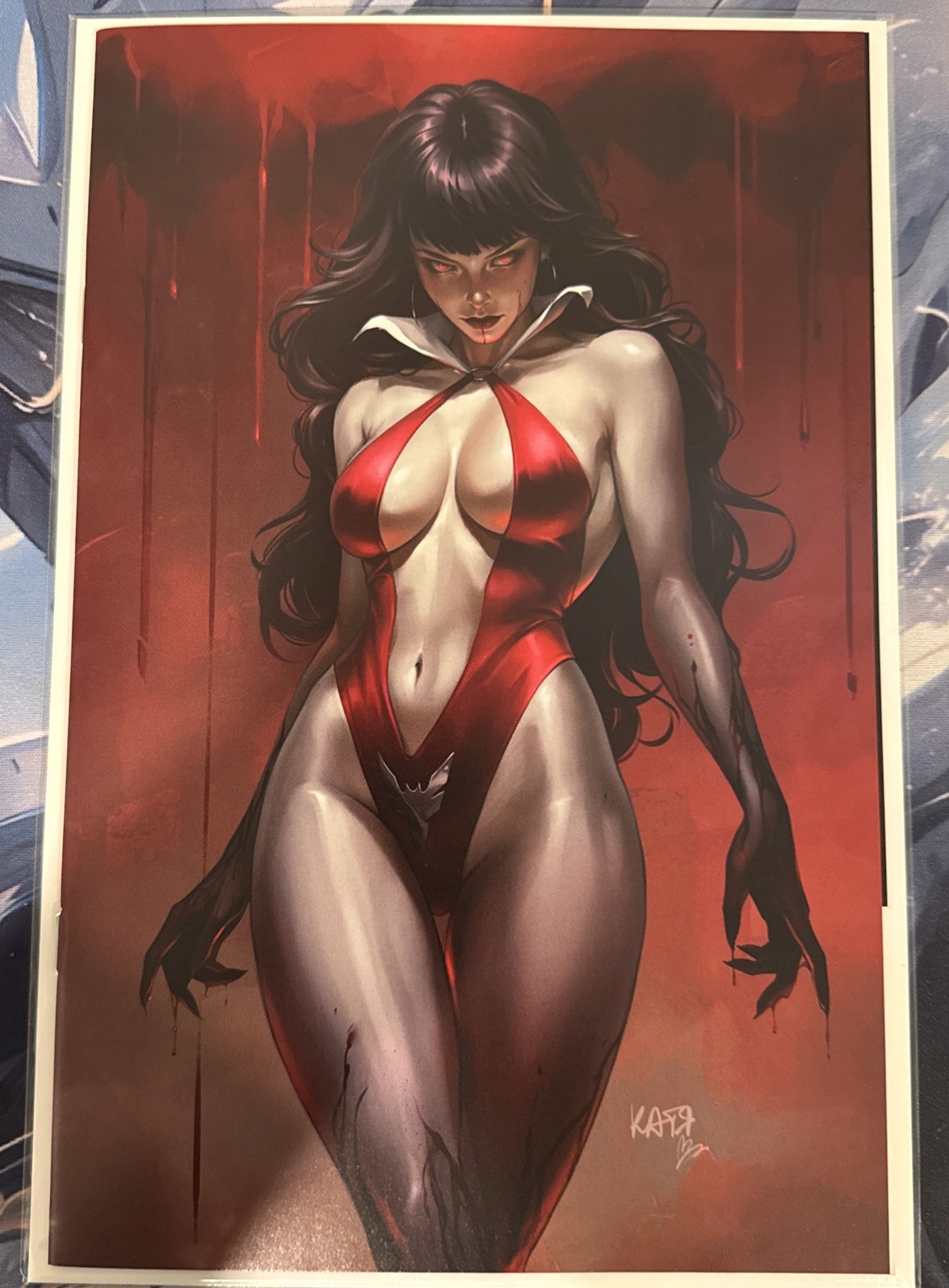 Vampirella #3 Katya Sinyukhina SDCC Exclusive Blood Red Virgin Variant LTD 200