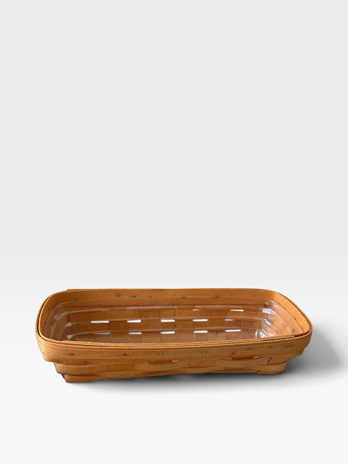 Vintage 1992 Longaberger Basket 11 Inch Long Signed Bread Country W Liner Farm Vintage 1992 Longaberger Basket 11 Inch Long Signed Bread Country W Liner Farm