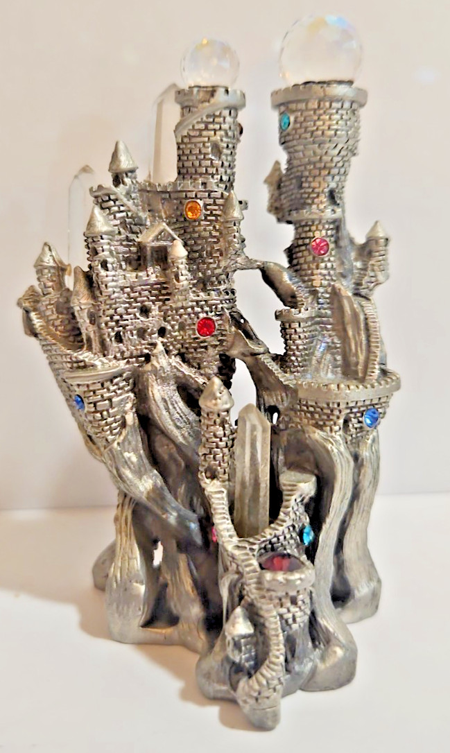 Vintage 1990 Comstock CCI Pewter Castle Stamped #4050