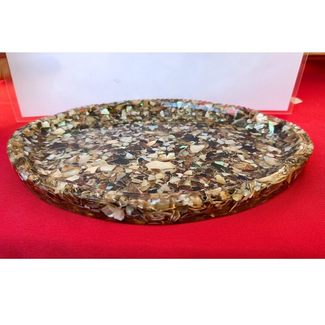 Nacre Mother Of Pearl Tray Genuine Handcrafted