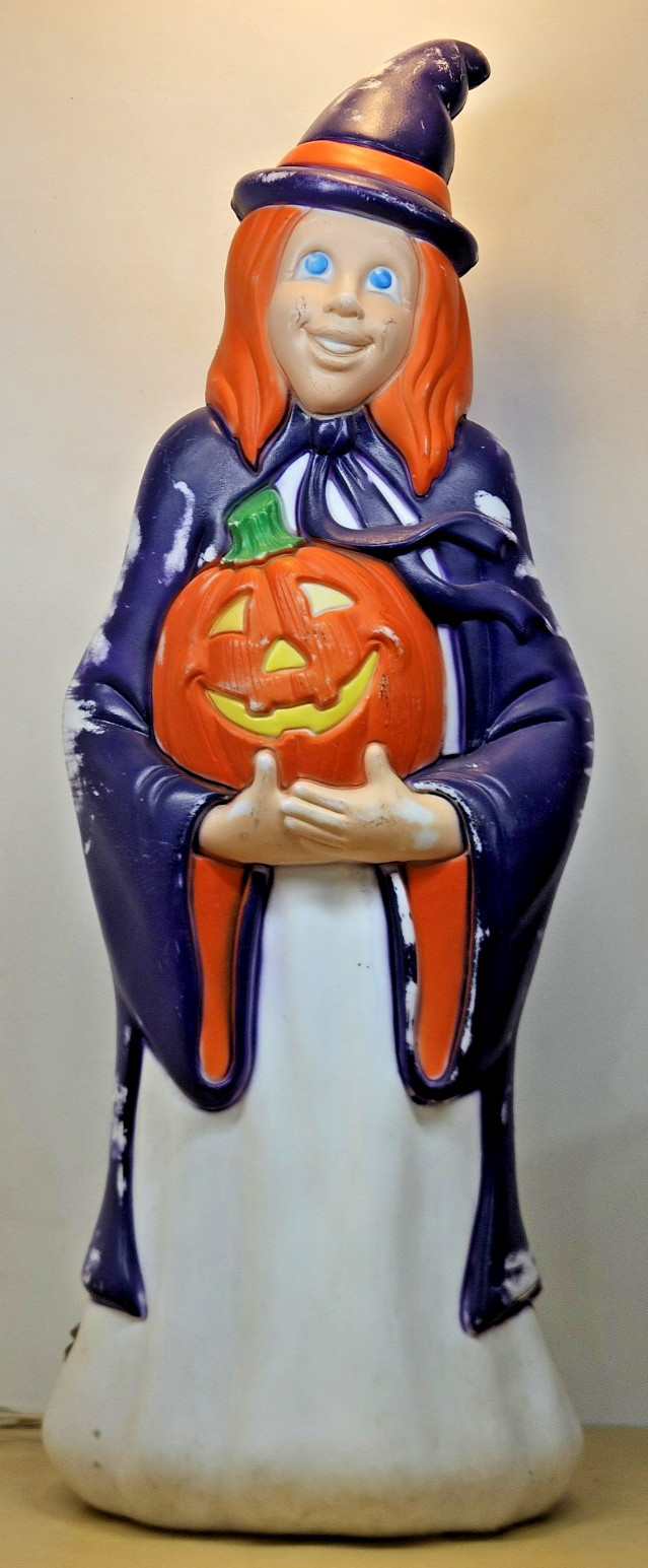 Vintage 1997 Grand Venture Witch Blow Mold Rare Purple Fast Ship Vintage 1997 Grand Venture Witch Blow Mold Rare Purple Fast Ship