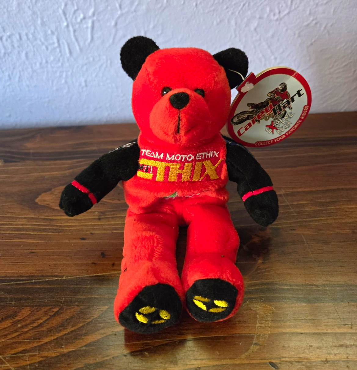 Vintage 2001 Carey Hart X Games Moto Ethix Mountain Dew Plush Bear NWT Rare
