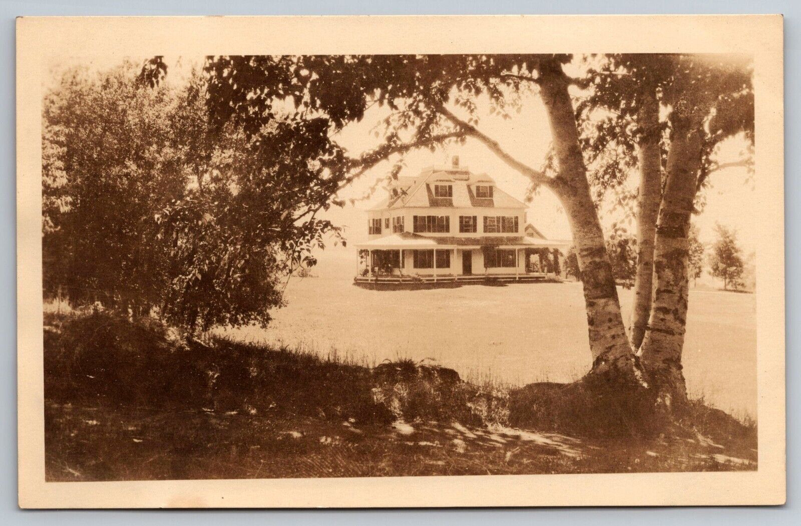 Cottage Jefferson Highlands. New Hampshire Real Photo Postcard RPPC