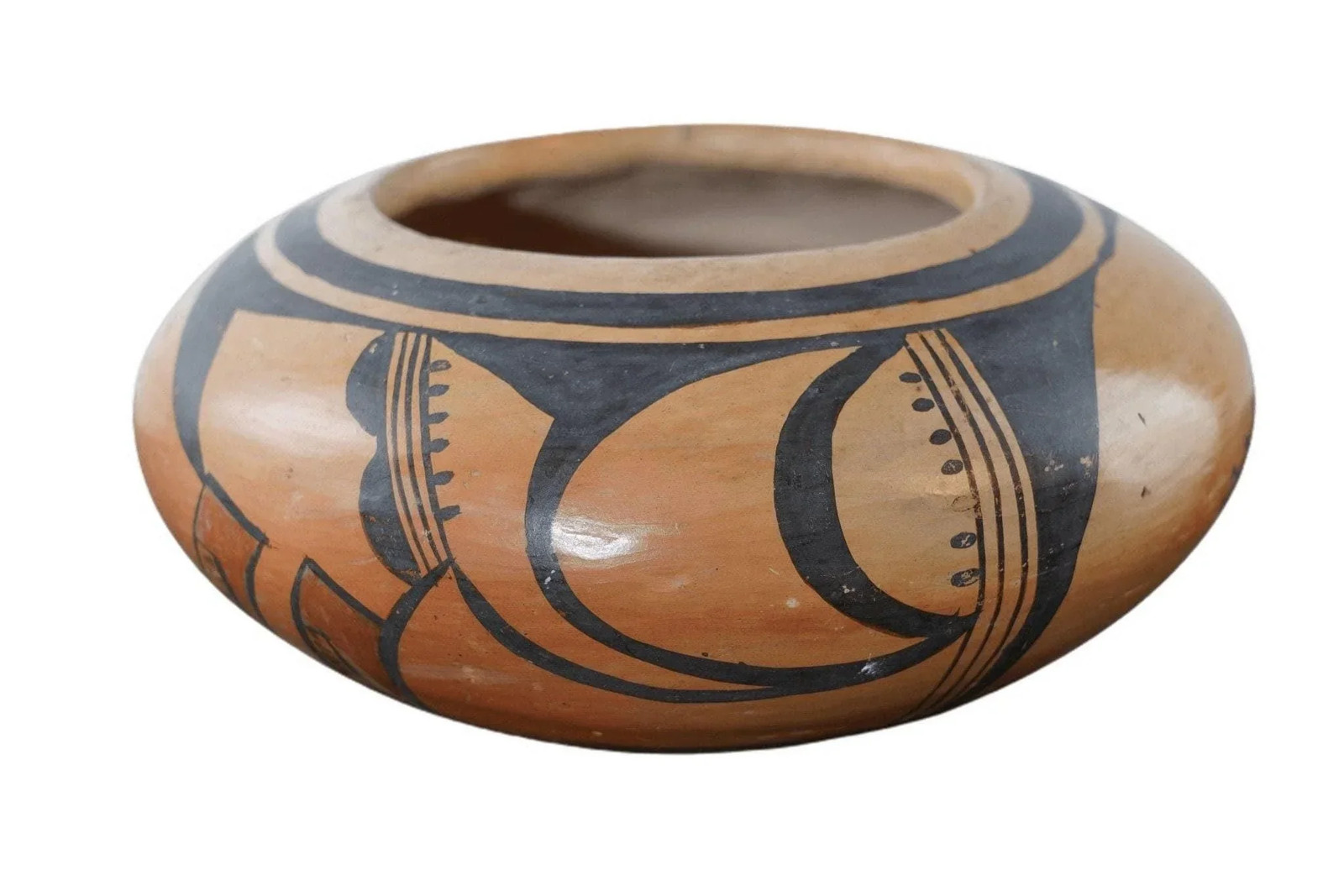 Nice old Hopi Native American pottery bowl