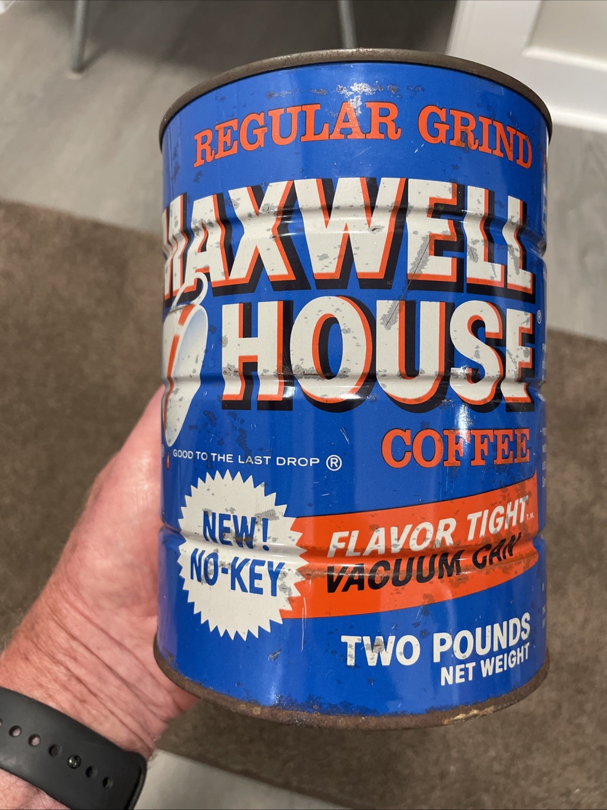 Vtg Unopened 2 Pound Maxwell House Coffee New No Key. Very Rare ￼￼
