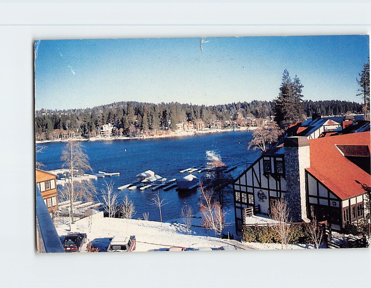 Postcard Picturesque Lake Arrowhead California USA