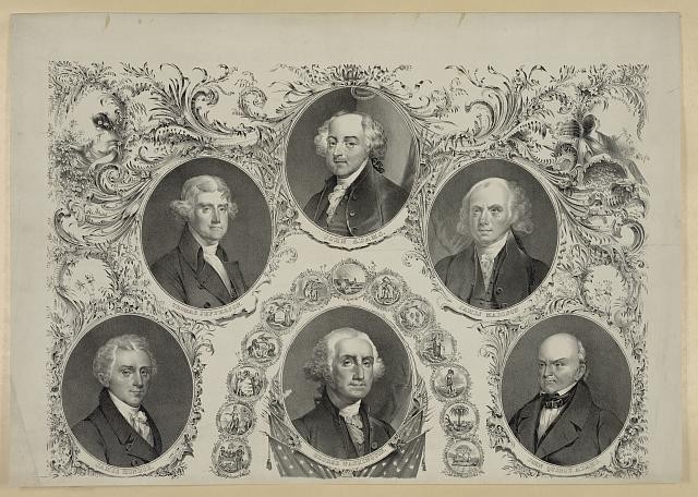Photo:New York 1845 Presidents of the United States Washington Polk
