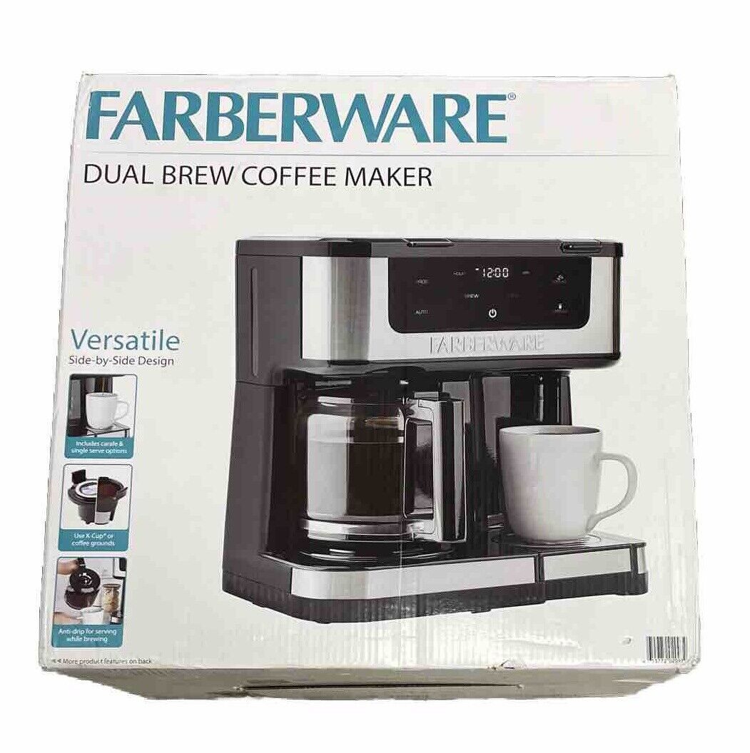 Farberware Dual Brew Coffee Maker - FW61100042831U / BRAND NEW