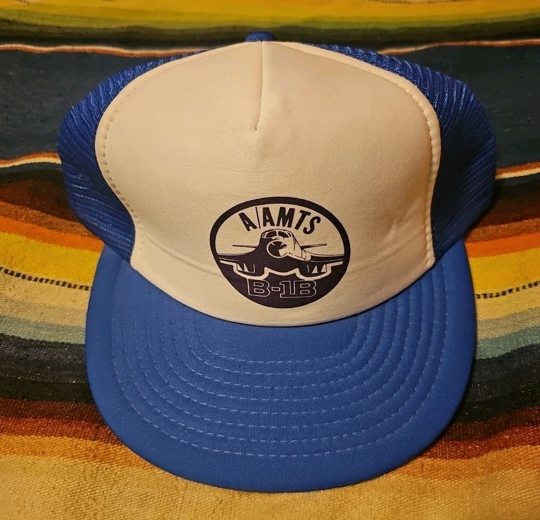Rare Vintage A/AMTS B-1B Bomber B-1 Lancer Hat Unissued USAF Pilot