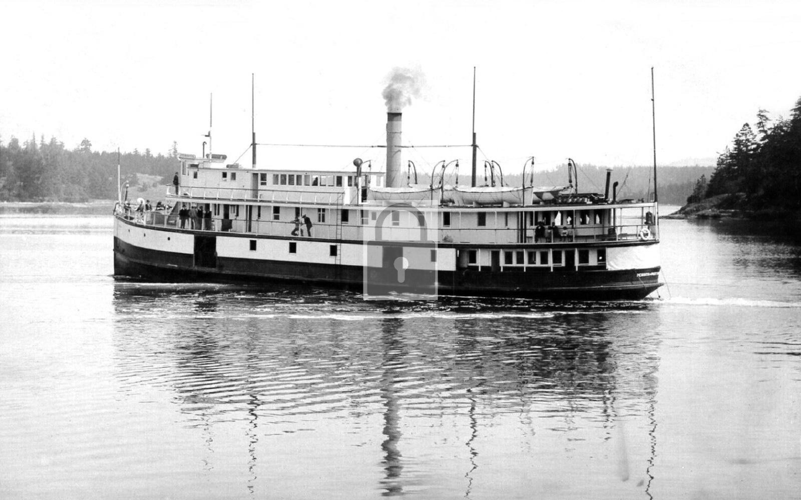 SS Perdita Steamship Friday Harbor Washington WA - Reprint