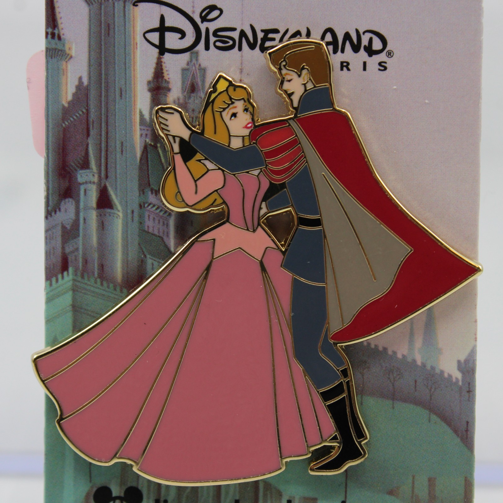A5 Disney DLP Paris Pin Disneyland Sleeping Beauty Aurora Phillip Dancing