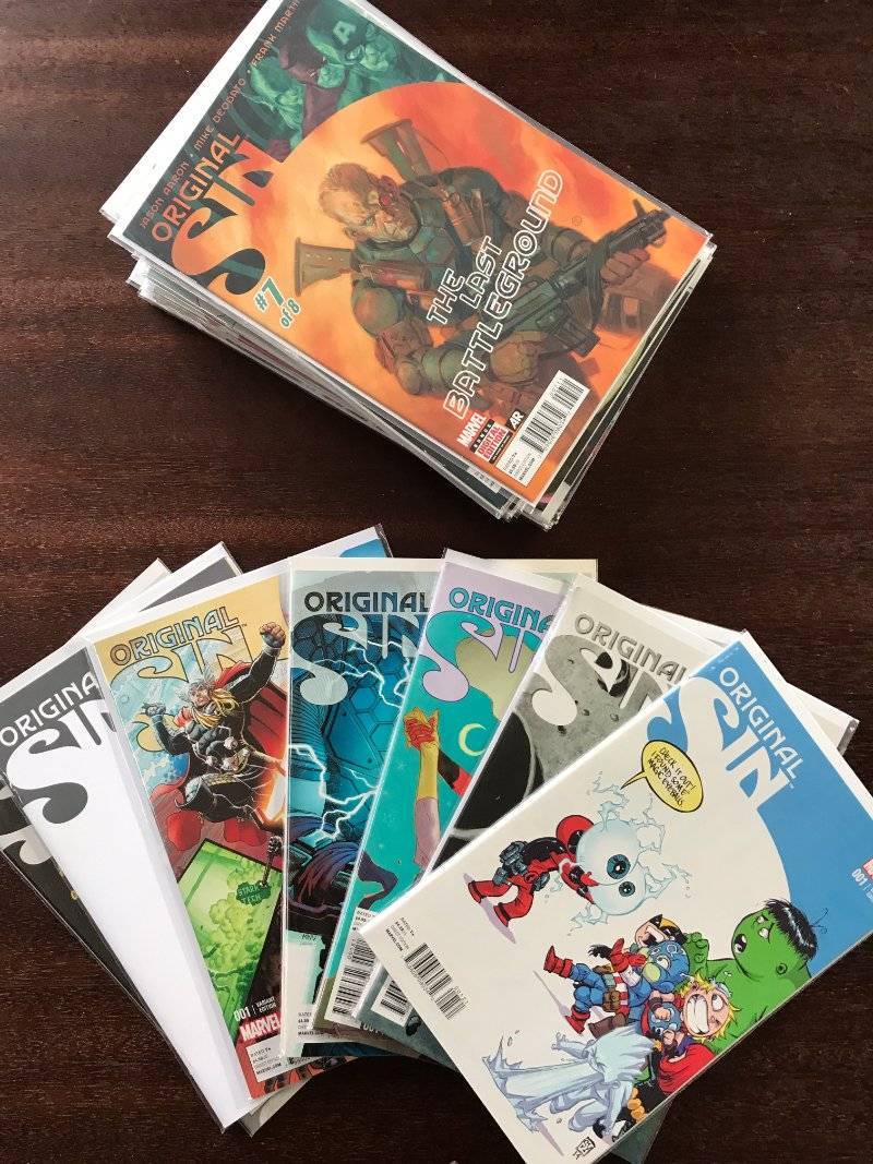 Original Sin Comic Book Lot, 25 Issues, Variants, 2014, Marvel, NM
