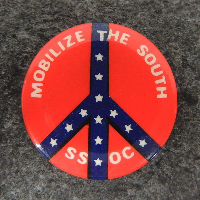 SSOC Southern Student Organizing Comm Mobilize Civil Rights Cause Pinback Button