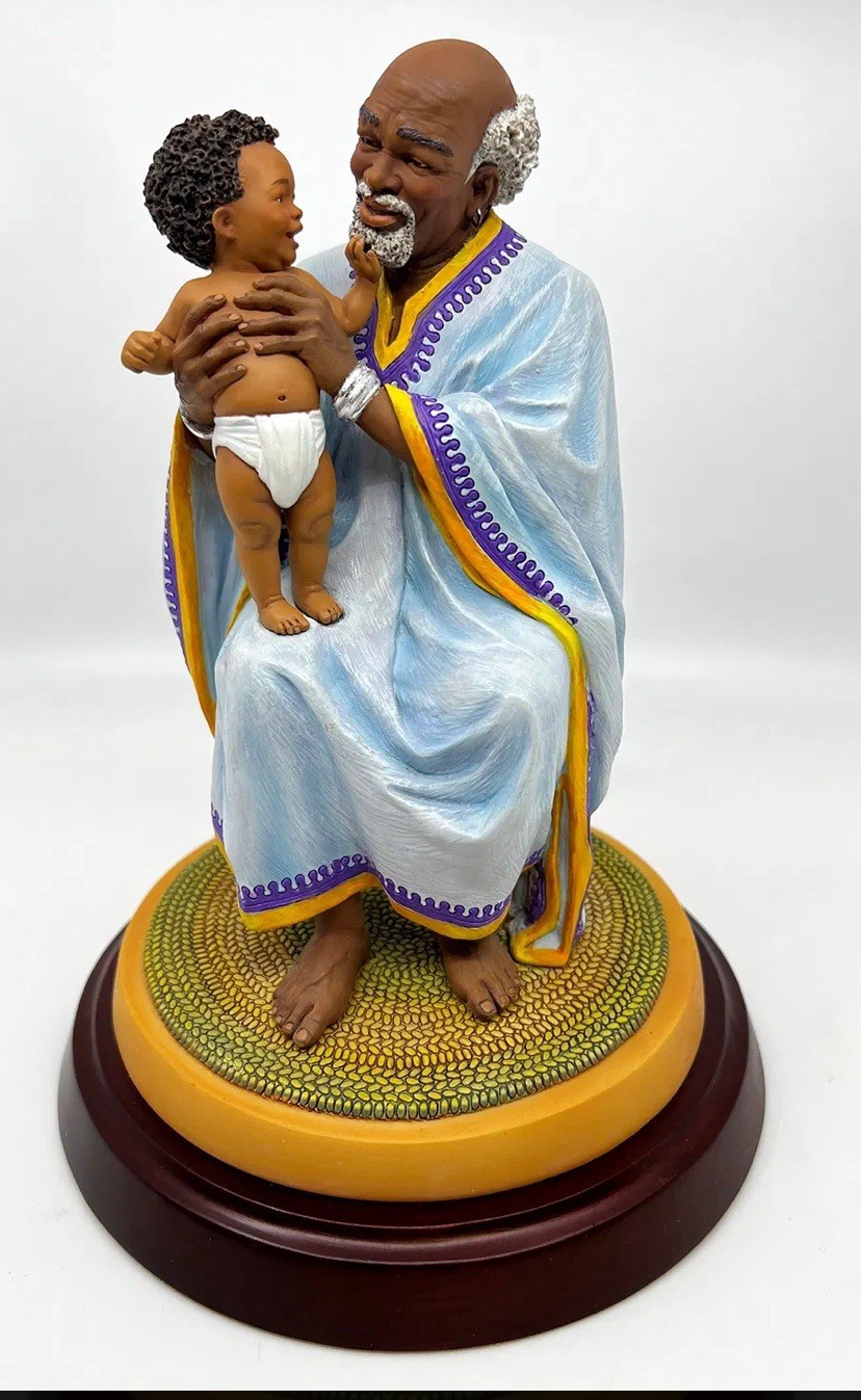 Grandpas Favorite Thomas Blackshear Ebony Vision Figurine African American Baby
