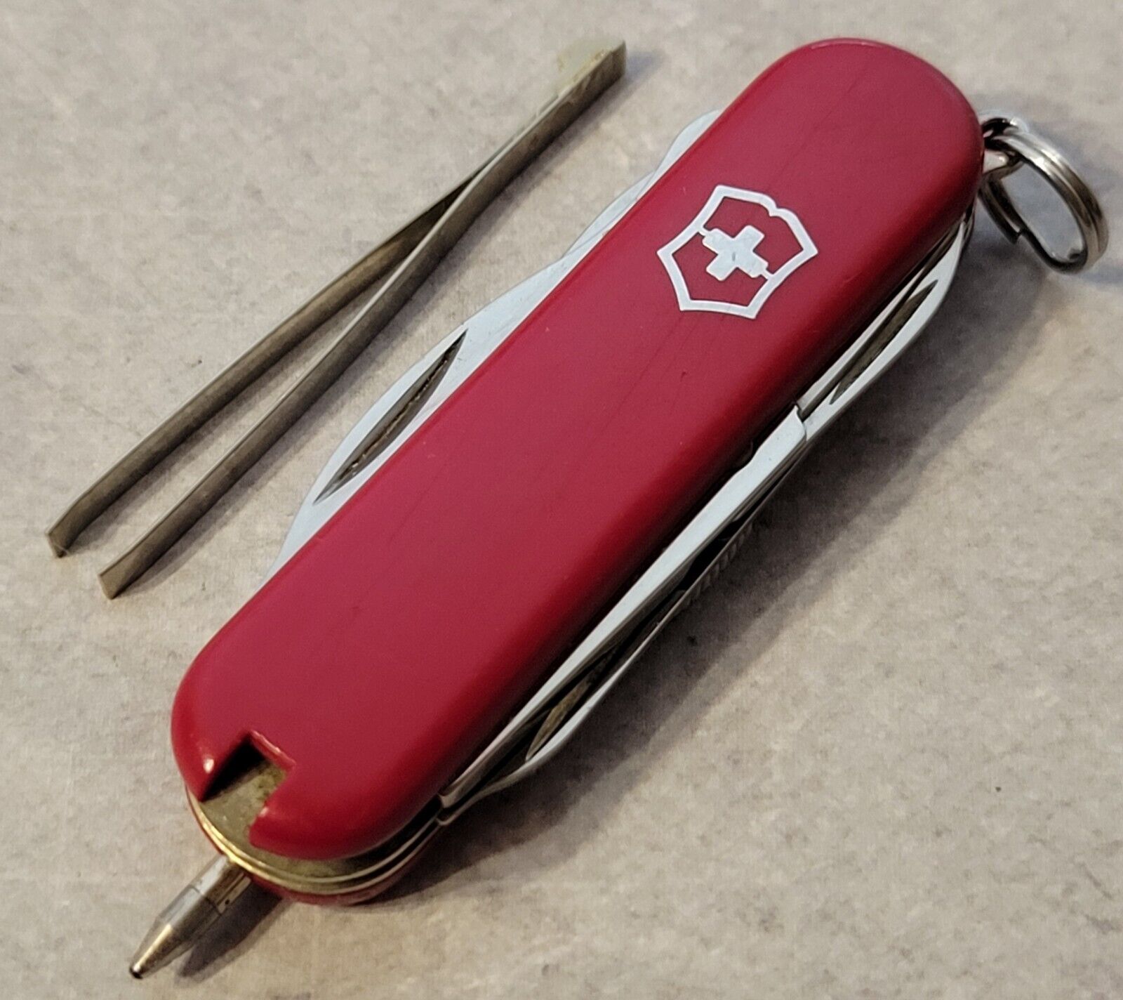 Victorinox Knife Switzerland Swiss Army Sak 58mm Manager Red Multi Tool Pen
