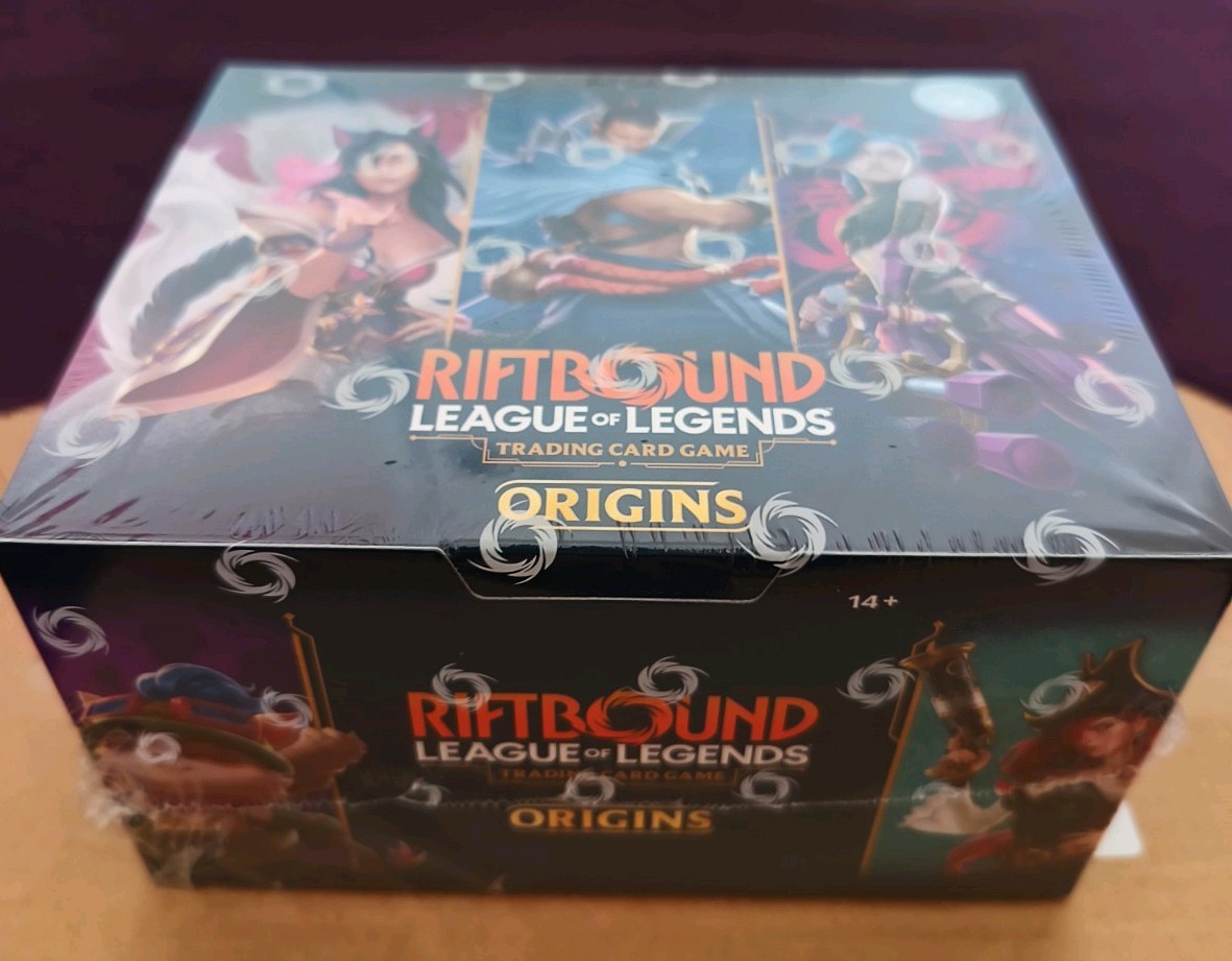 League of Legends Riftbound TCG Origins Booster Display Box New & Sealed 