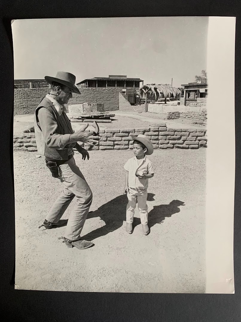 JOHN WAYNE - Vintage Rare Original Press Photo by JOHN R HAMILTON