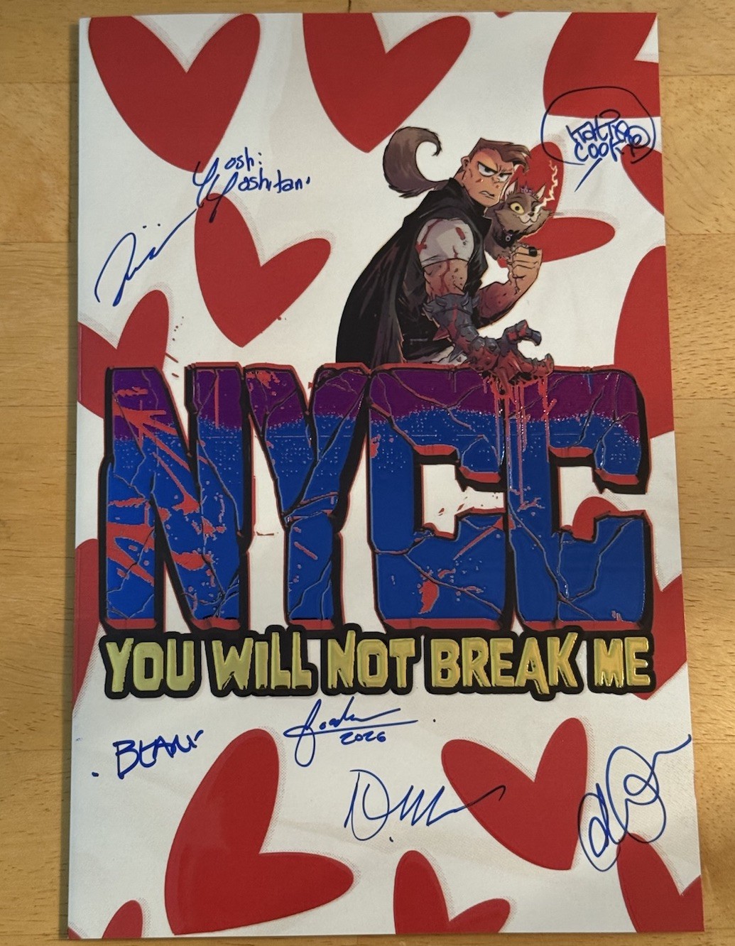 Dungeon Crawler Carl 0 NYCC 2026 Signed By Matt Dinniman, Brett Bean & 4 More