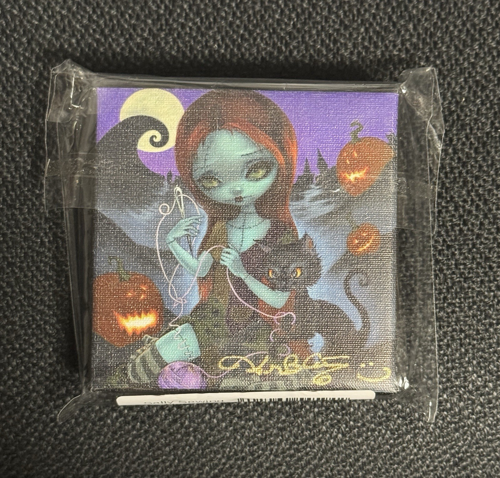 2026 JASMINE BECKET GRIFFITH - Disney - Sally Sewing Herself Canvas Cutie SIGNED
