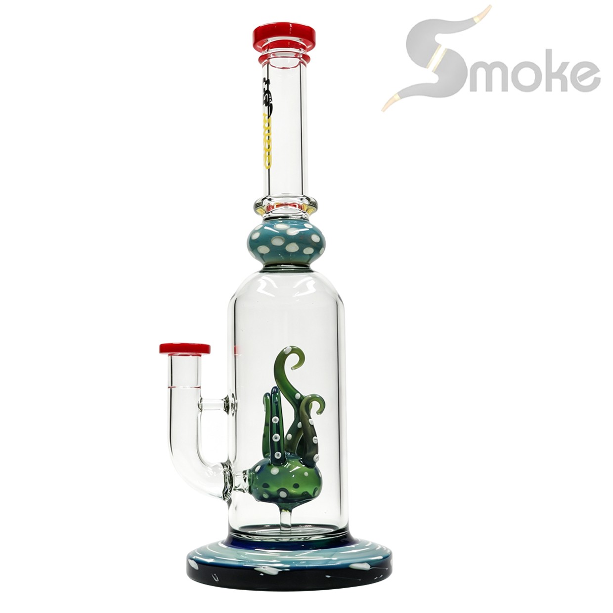 Hookah 12inch Heavy Glass Bong Water Pipes Smoking Octopus Perc bong 14mm bowl