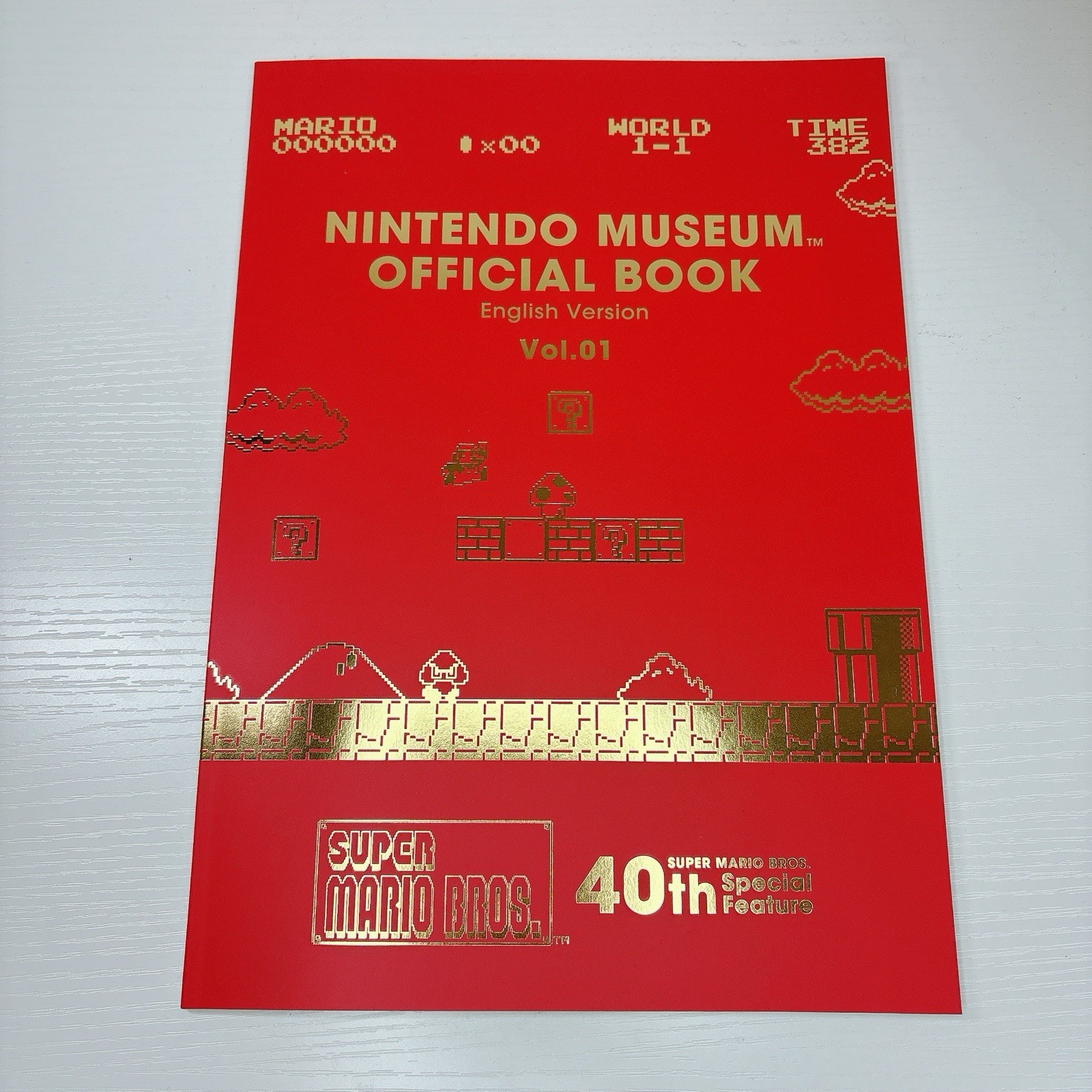 Nintendo Museum Official Book Vol.1 English Edition 40th Super Mario Bros. Japan