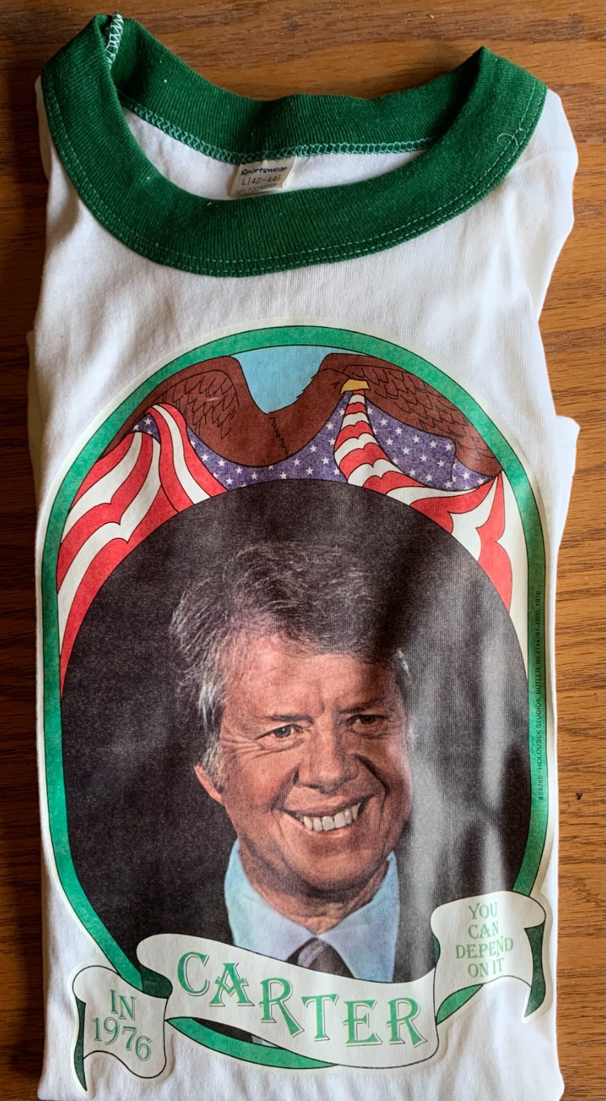 Jimmy Carter 1976 Campaign T-Shirt New