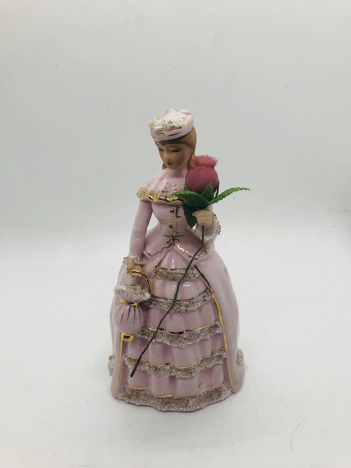 Lefton figurine AS IS missing parasol KW1571