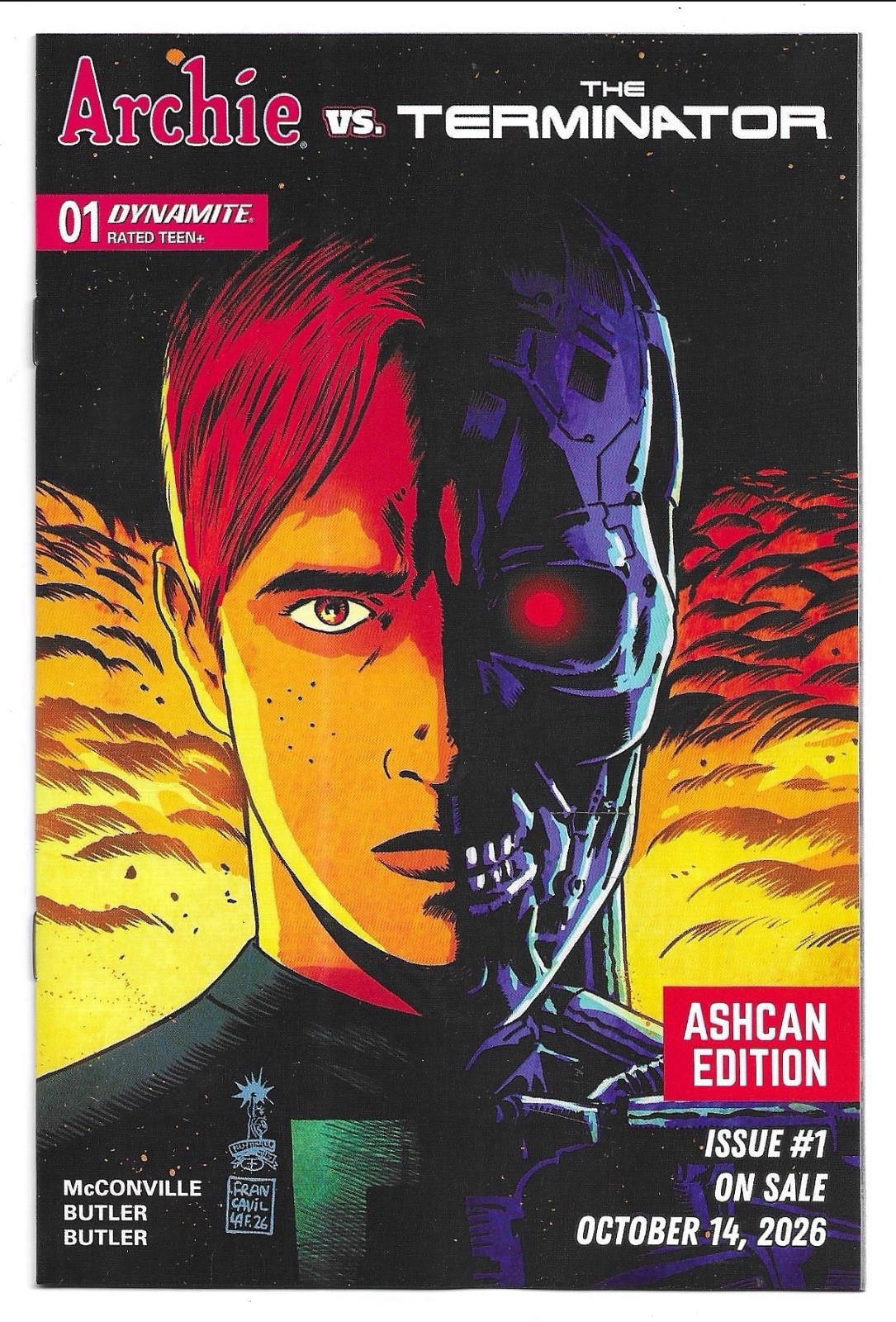 Archie Vs The Terminator #1  * Dynamite  2026 * Exclusive Ashcan Preview Edition