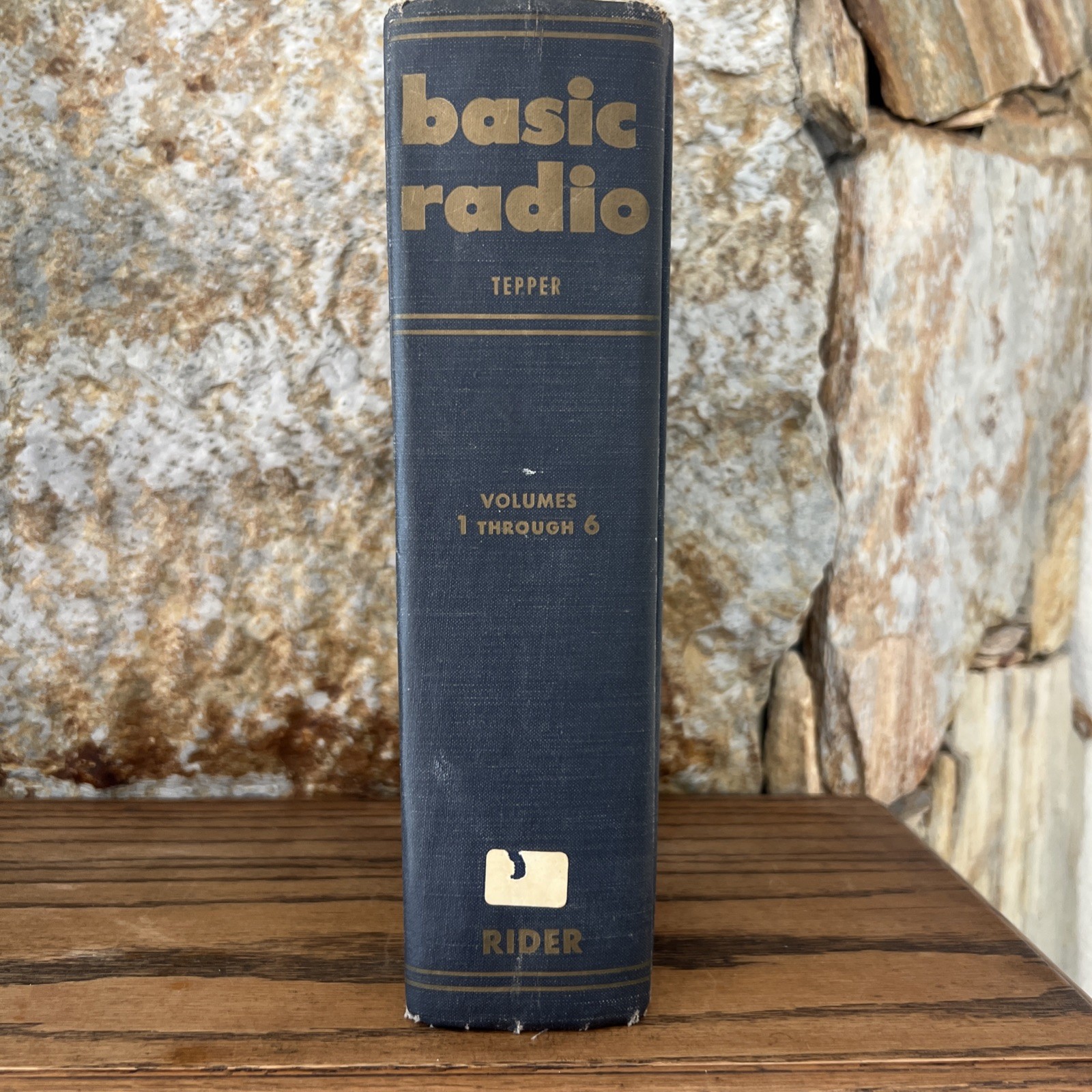Rare Vintage H/C 1961 Basic Radio Vol. 1-6 by M Tepper Publisher (Rider) Defect