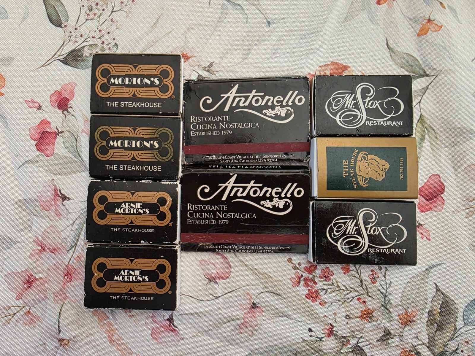 Morton’s The Steakhouse Boxes Of Matches Plus Others 9 Total