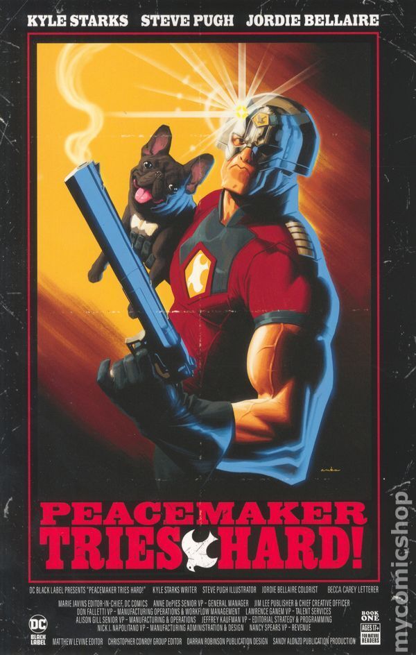 Peacemaker Tries Hard 1C NM 2023 Stock Image