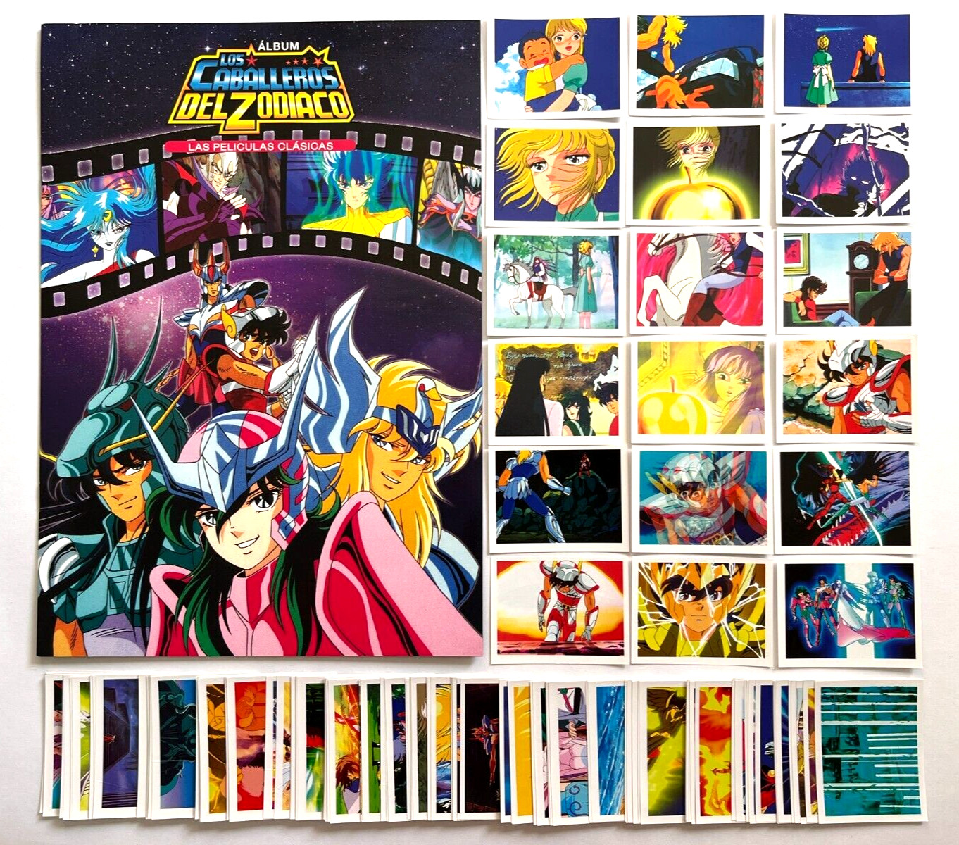 2018 ALBUM SAINT SEIYA Classic Movies + Full Set 180/180 PERU KNIGHTS OF ZODIAC