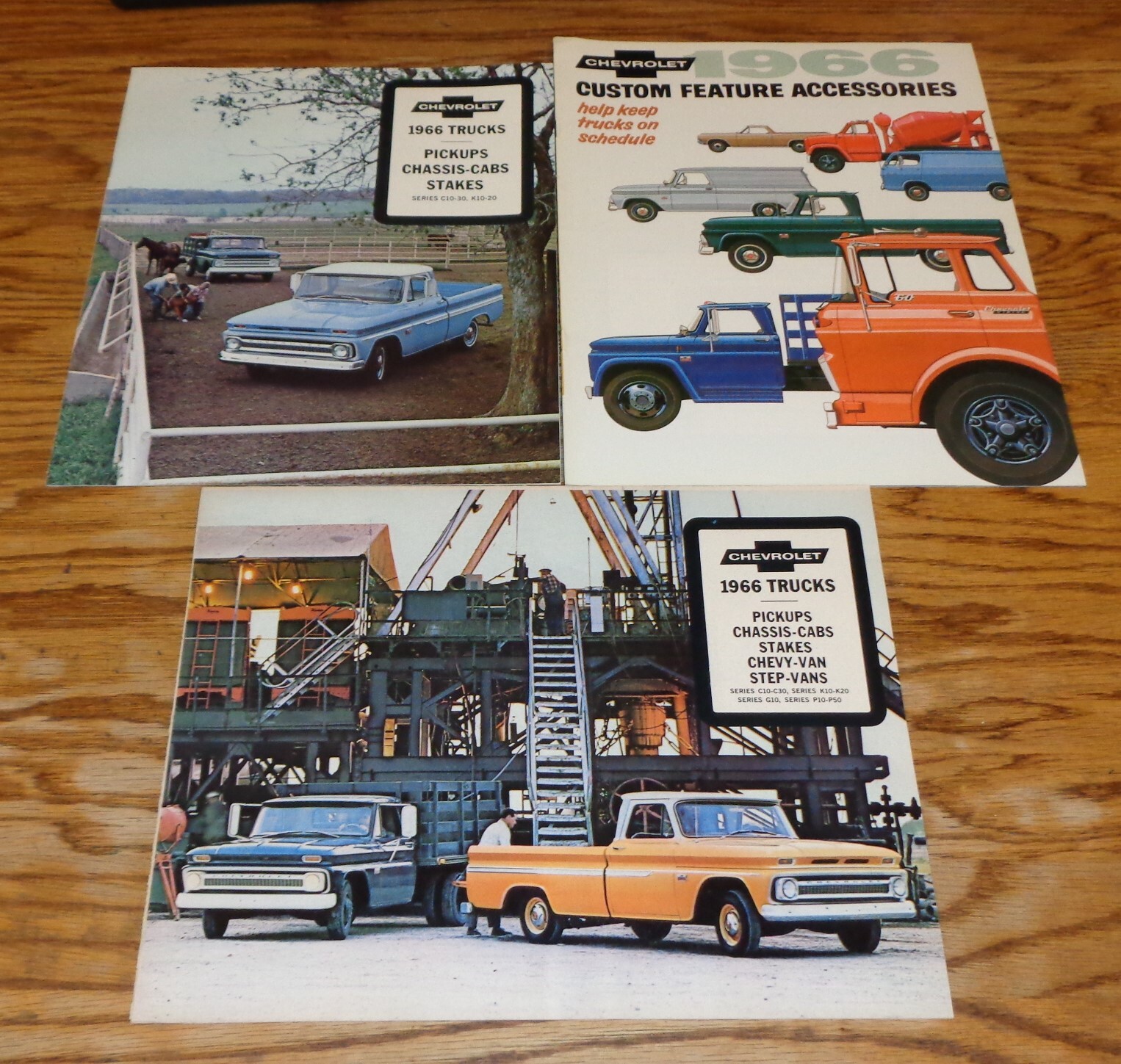 Original 1966 Chevrolet Pickup Truck Sales Brochure & Accessories Lot of 3 66 Original 1966 Chevrolet Pickup Truck Sales Brochure & Accessories Lot of 3 66