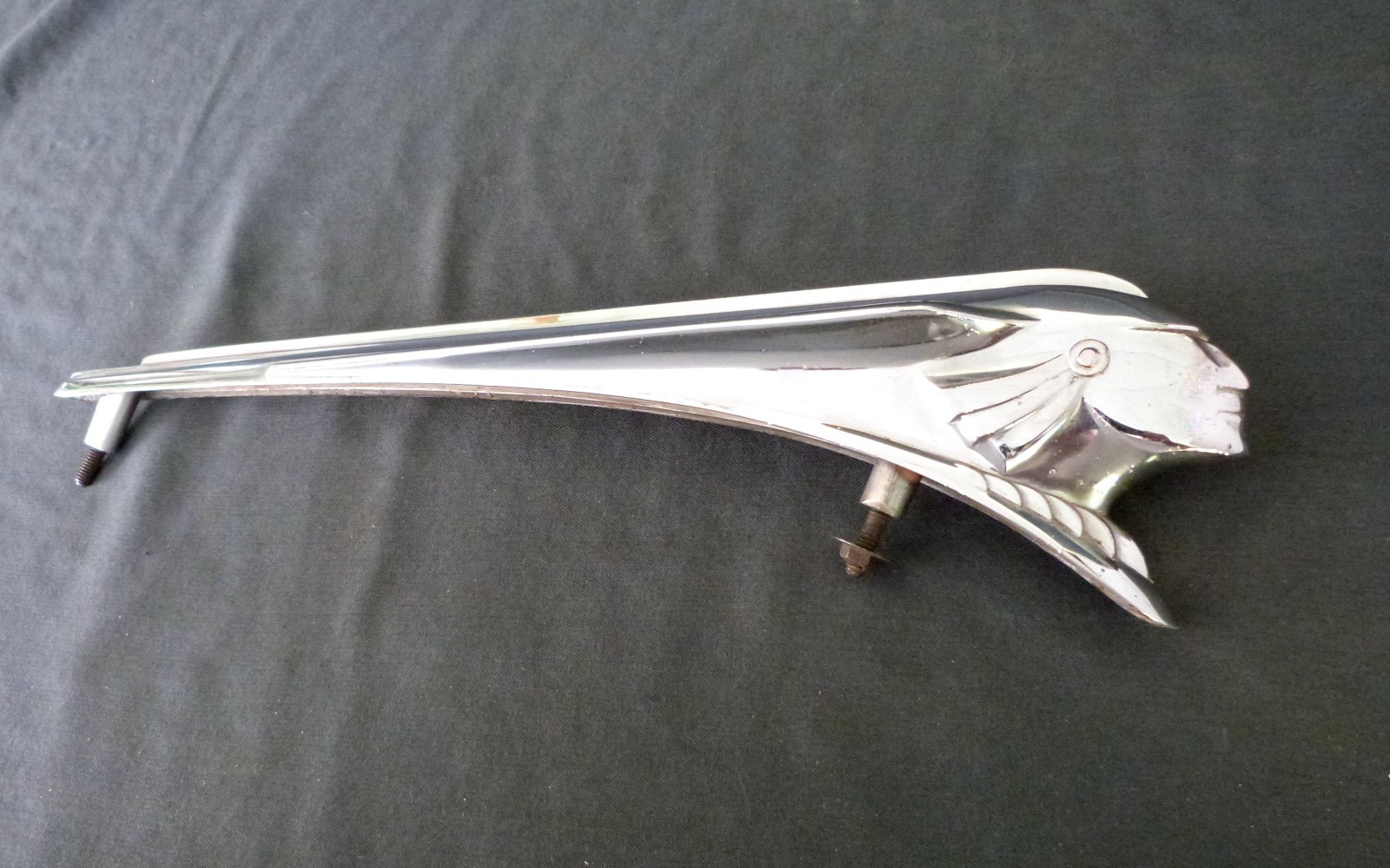 vintage 1953 Pontiac Indian Chief HOOD ORNAMENT #4152053