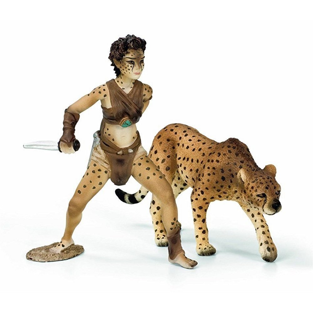 NEW Schleich 70442 Bayala Liassa & Cheetah rare RETIRED fantasy elf figurine toy