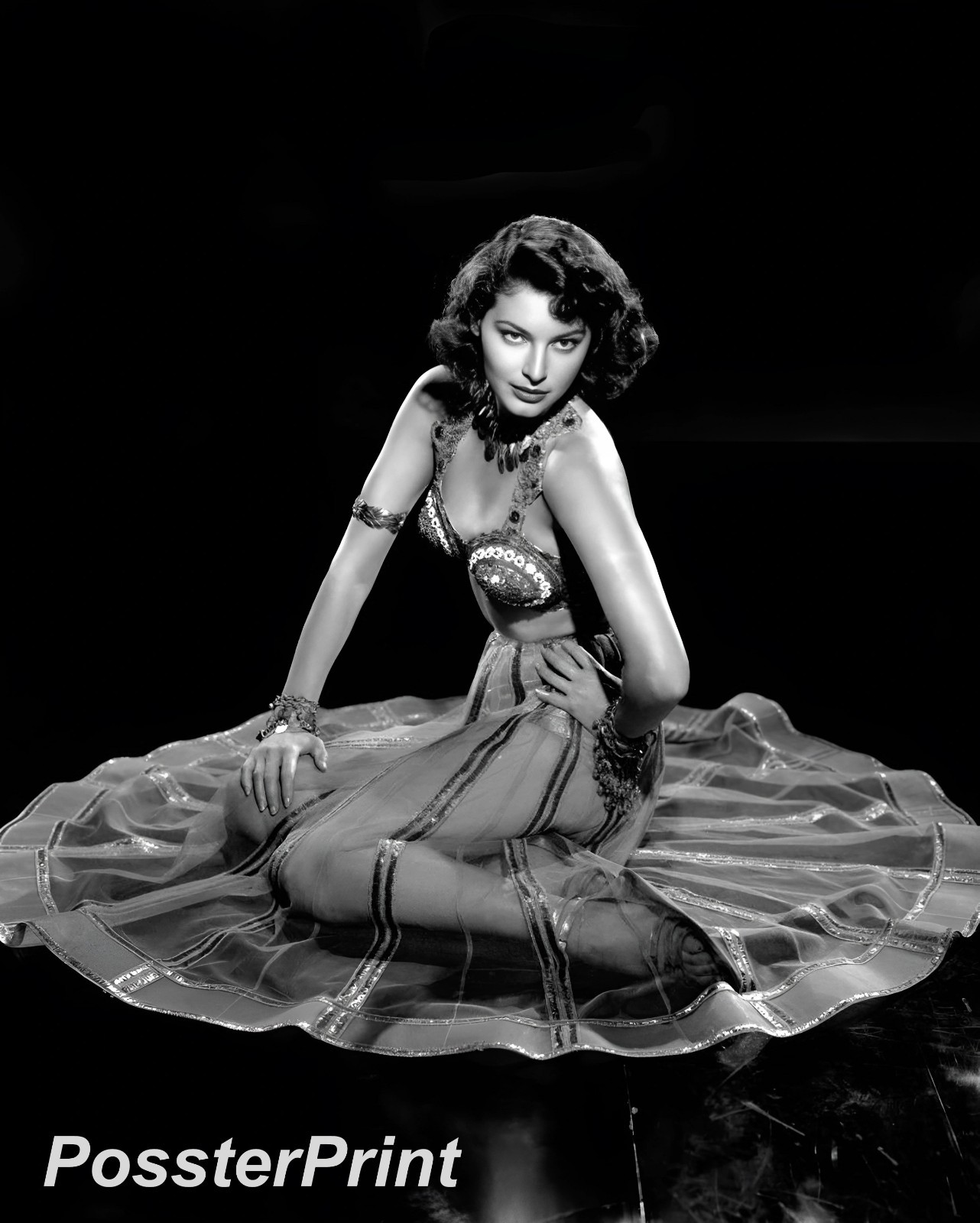 AVA GARDNER - Golden Age Actress 💜 8x10 Photo - Classic Hollywood Portrait