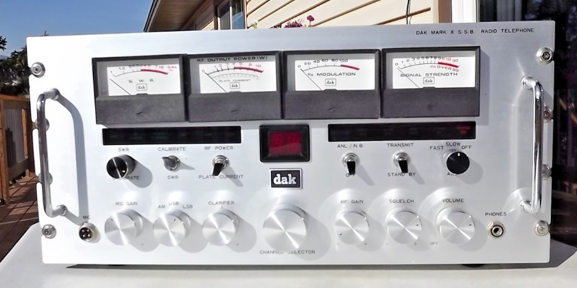 Vintage DAK Mark X S.S.B. Radio Telephone High-Power CB Base Station