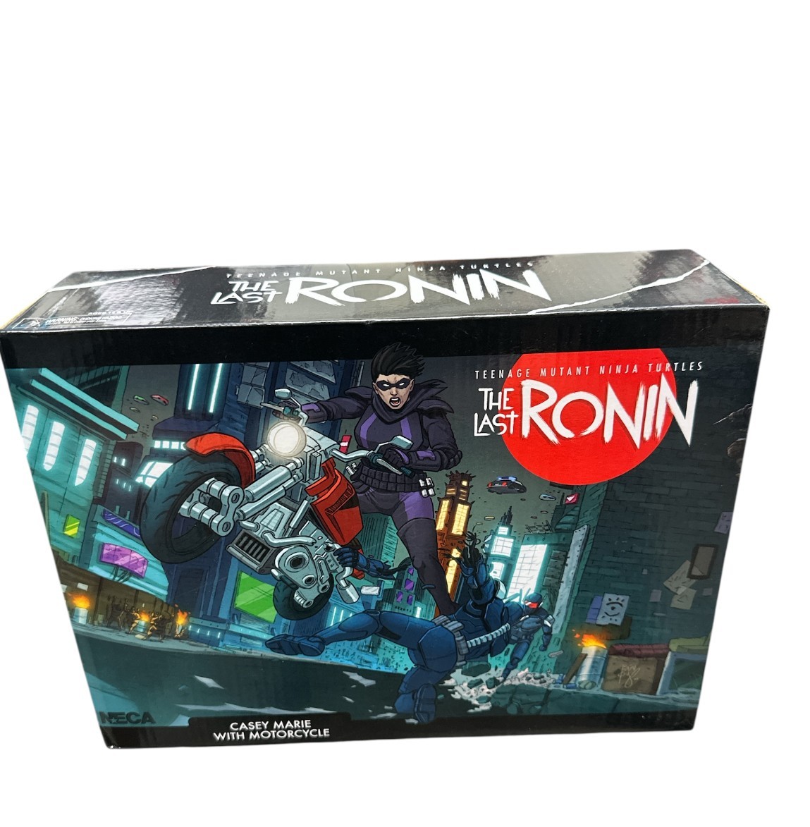 NECA TNMT (The Last Ronin) Casey Marie with Motorcycle NEW