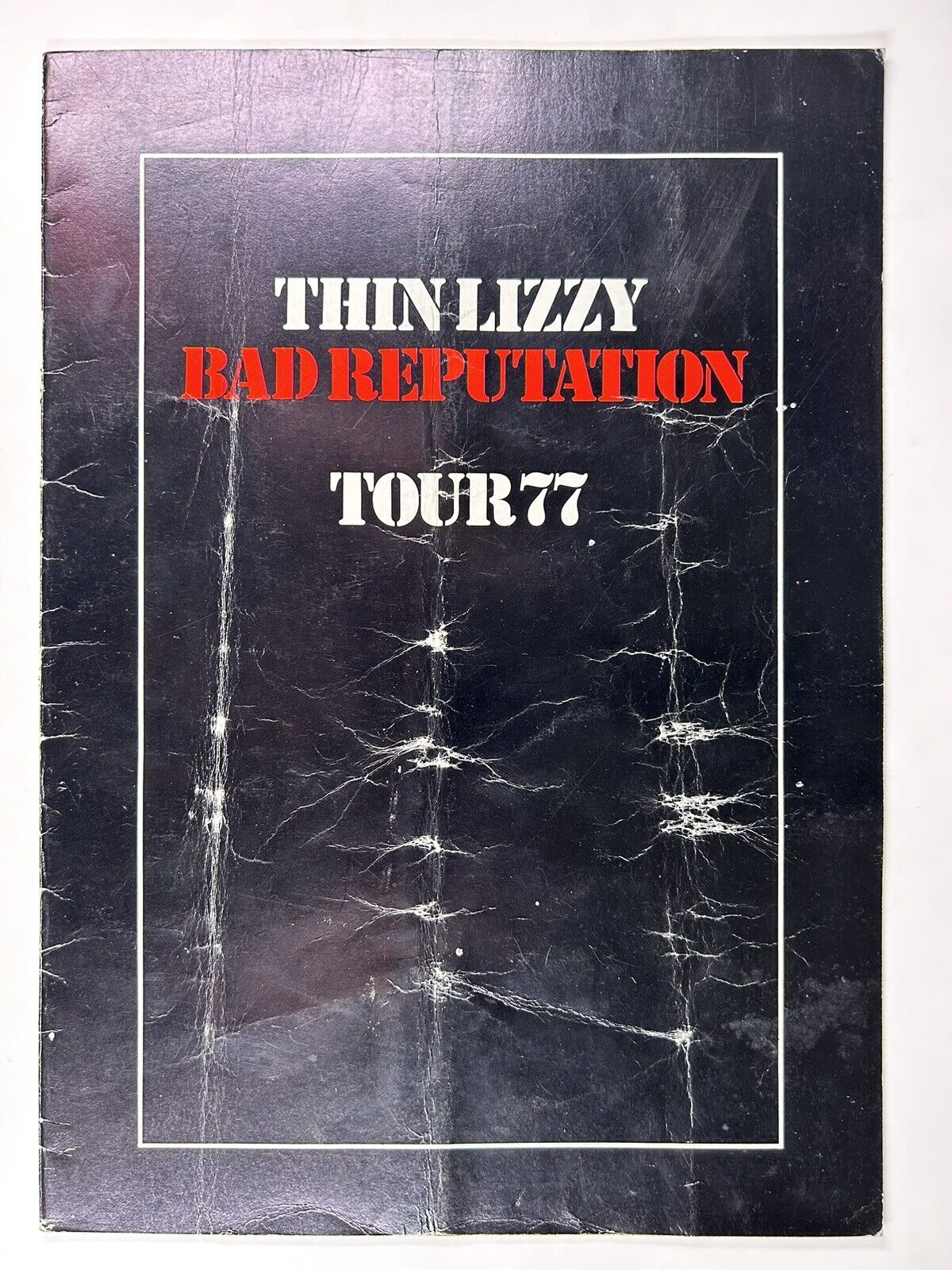 Thin Lizzy Programme Bad Reputation Phil Lynott Original Vintage  UK Tour 1977