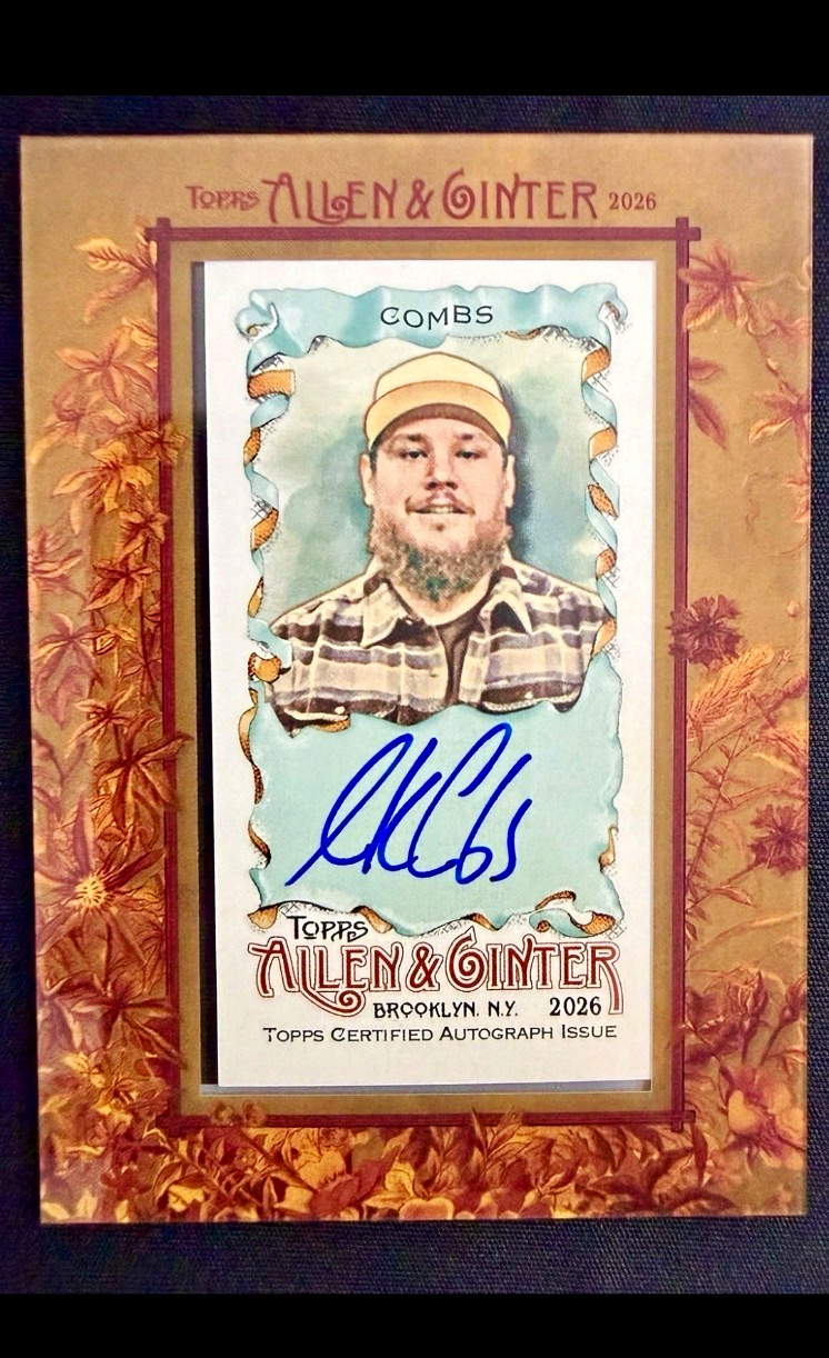 Topps 2026 Allen & Ginter Combs Topps Certified Autograph Trading Card