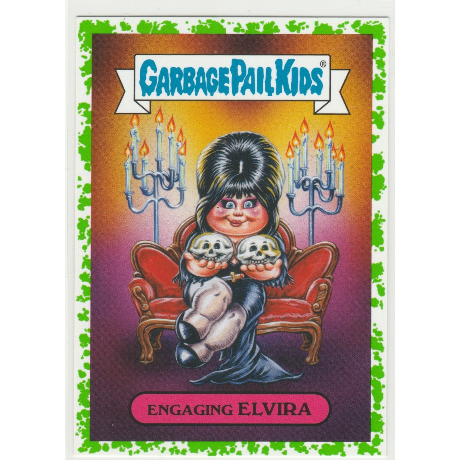 Engaging Elvira #13a Puke Green