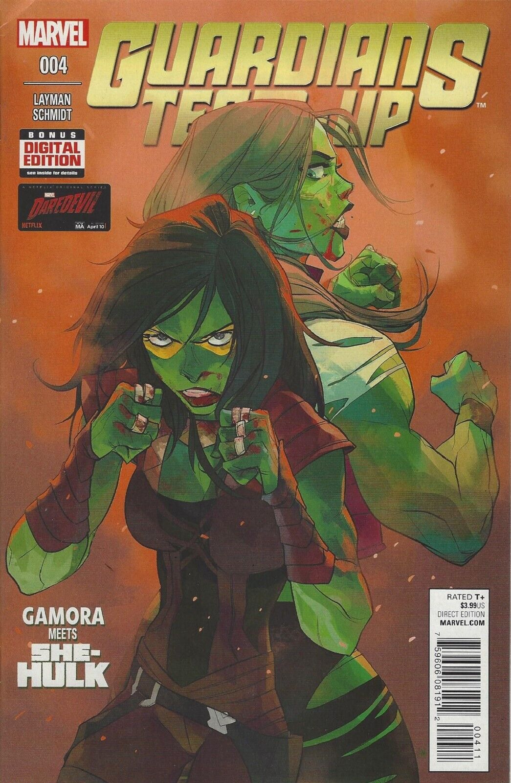 Guardians Team Up #4 Gamora Meets She-Hulk