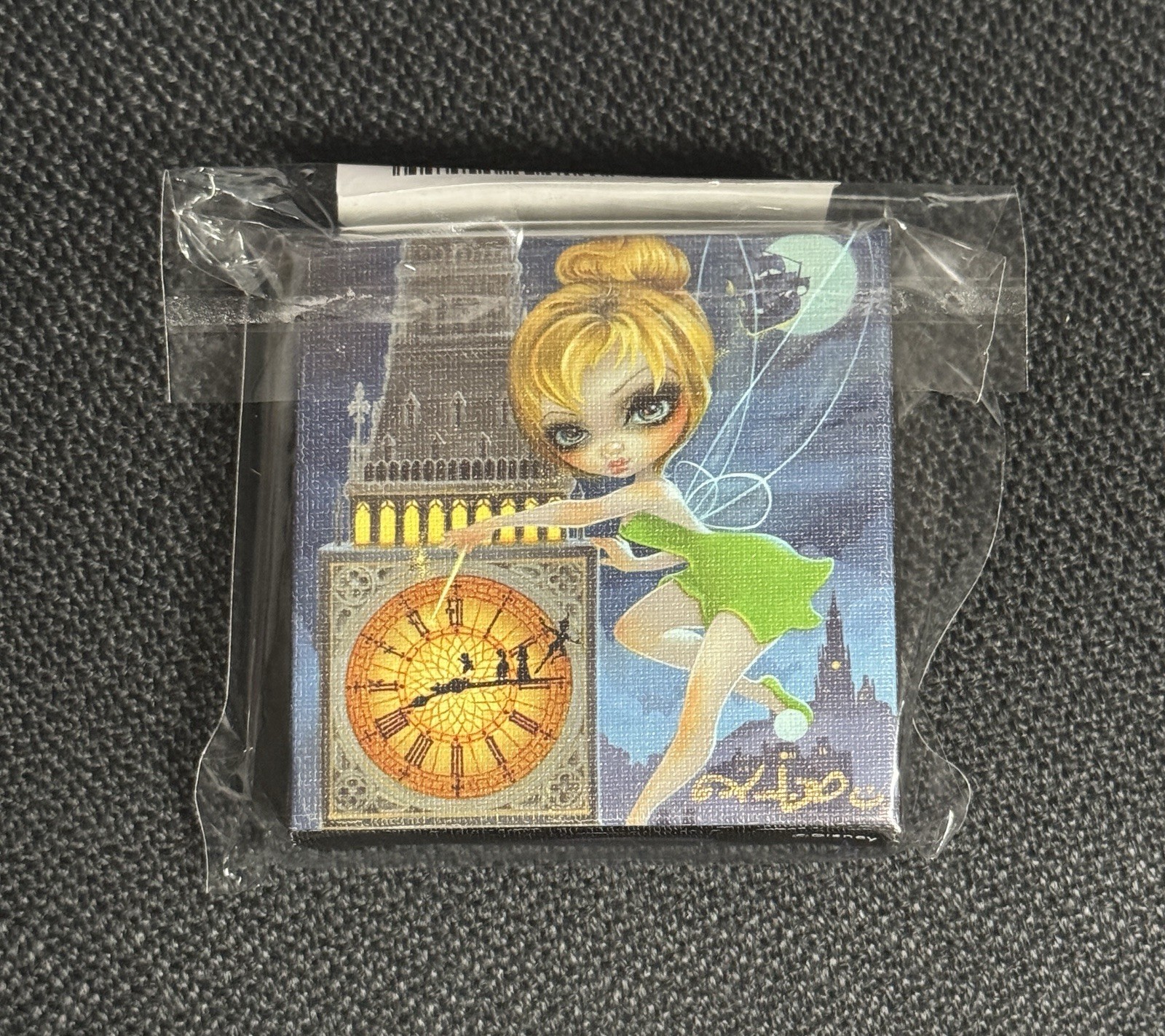 2026 JASMINE BECKET GRIFFITH Disney Tinkerbell At The Tower Canvas Cutie SIGNED