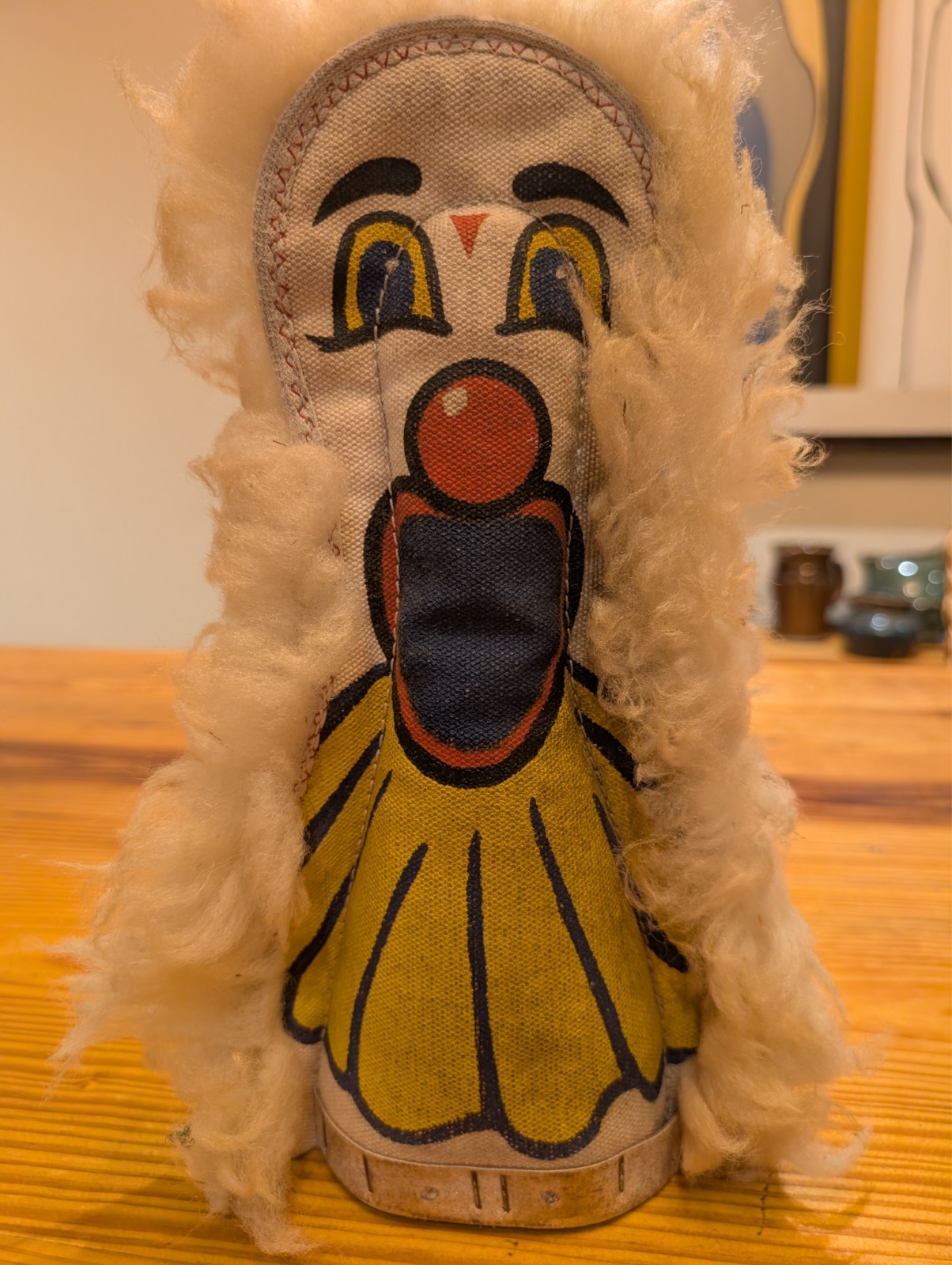 Vintage c. 1970s Sad Clown Carnival Knockdown Punk / Midway Target