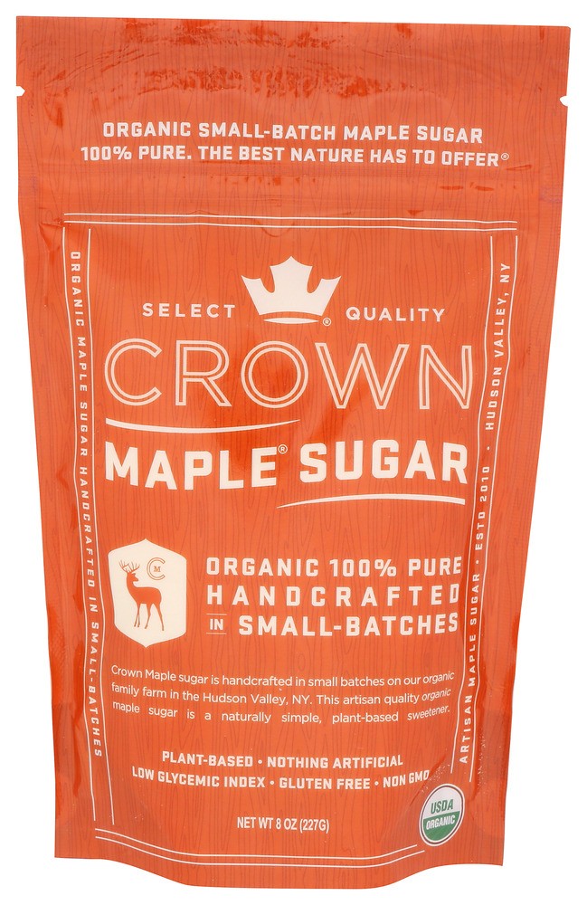 CROWN MAPLE SUGAR MAPLE ORG 8 OZ